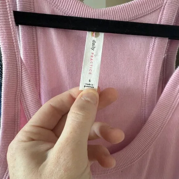 Daily Practice x Anthropologie Half Pipe Mini Dress Rose Pink Coquette Sz Small - Picture 3 of 5